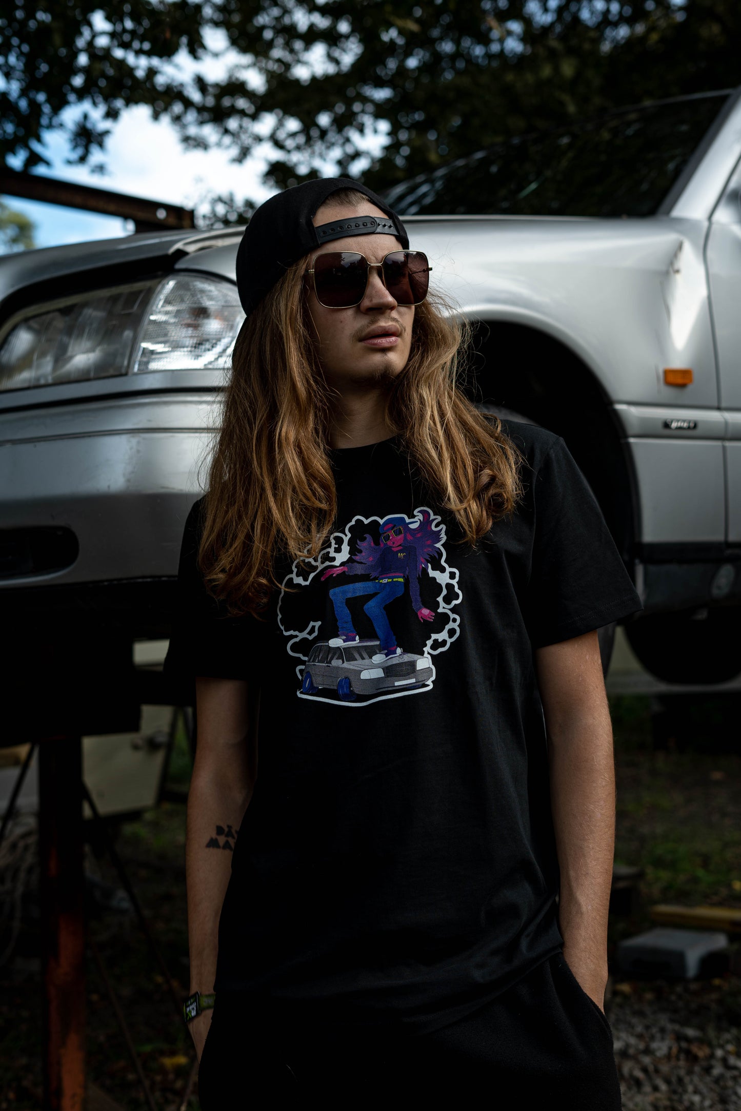 T-shirt Mercedes C250 NOIR