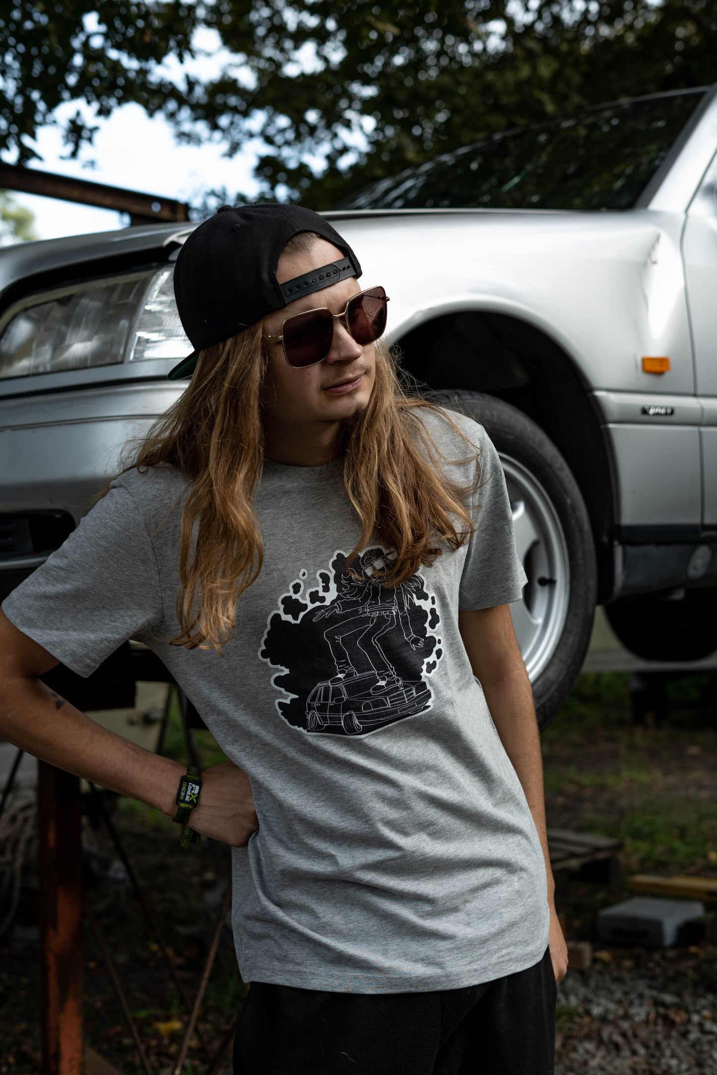 T-shirt Mercedes C250 GRIS